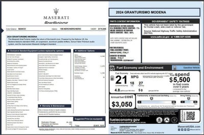 2024 Maserati GranTurismo Modena