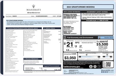 2024 Maserati GranTurismo Modena