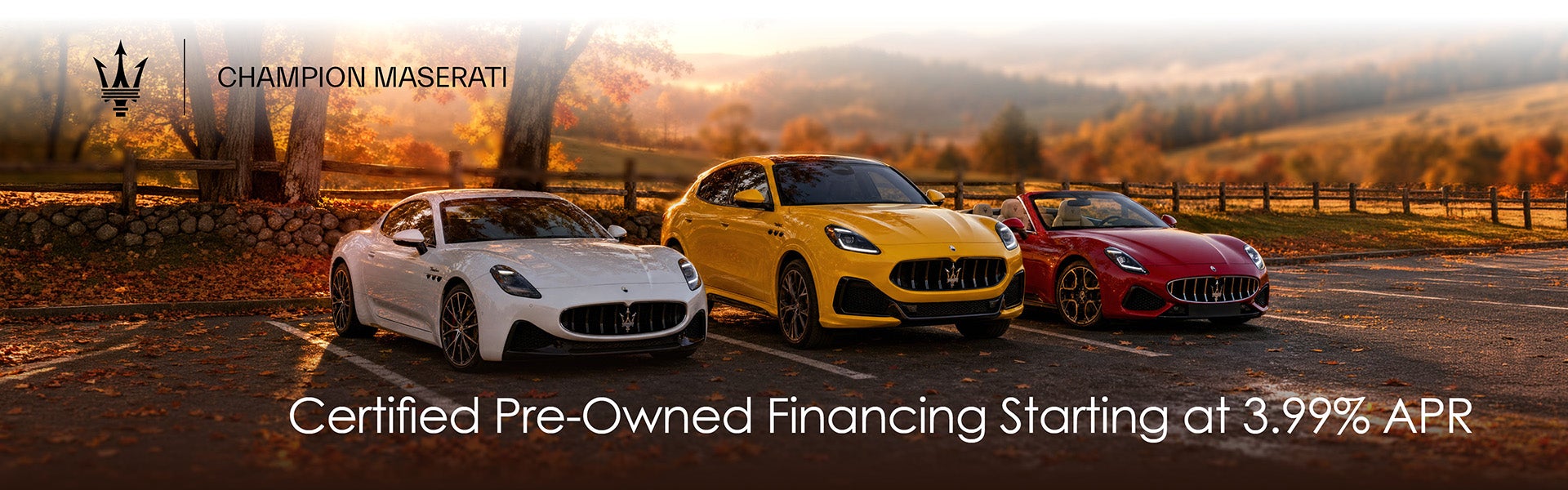 Certified Pre-Owned Financing Starting at 3.99% APR
