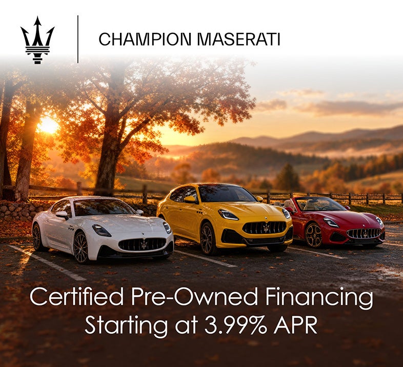 Certified Pre-Owned Financing Starting at 3.99% APR